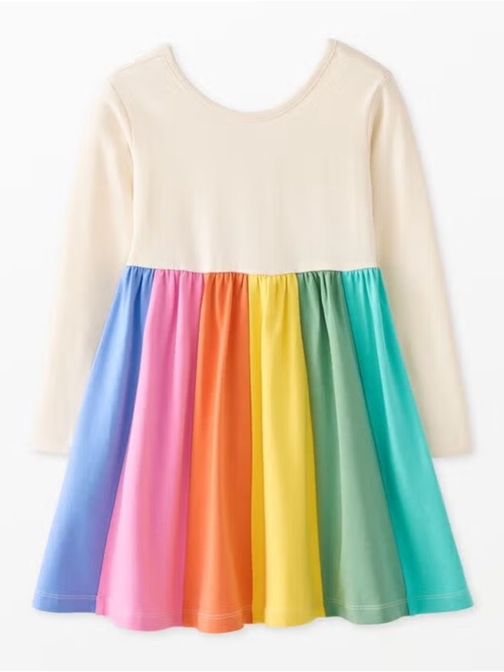 Hanna Andersson Long Sleeve Skater Dress with Pockets Size 4 (100 cm)